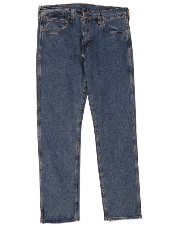 Levi's Mens 511 Slim Jeans W34 L32 Blue Cotton