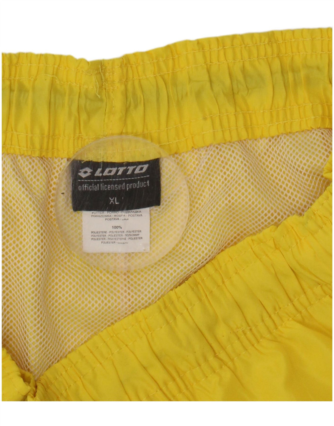 LOTTO Mens Swimming Shorts XL  Yellow Polyester