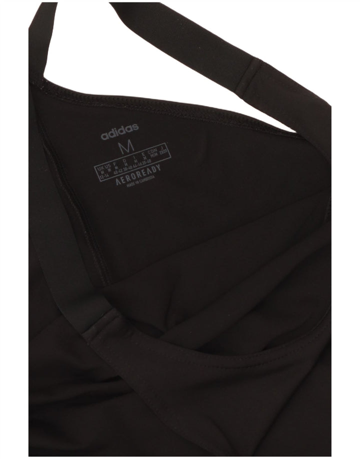 ADIDAS Womens Aeroready Vest Top UK 12/14 Medium Black