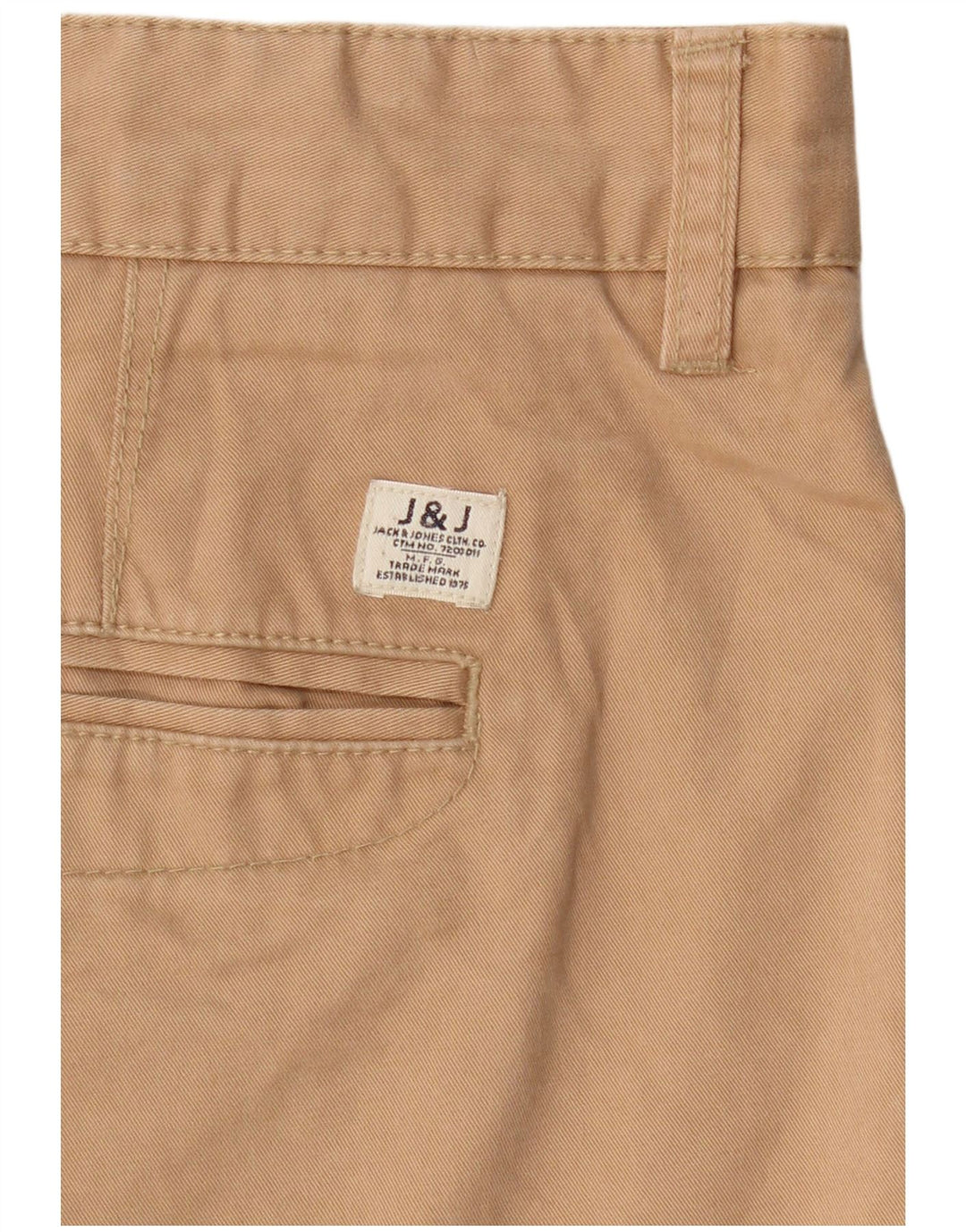 JACK & JONES Mens Slim Chino Trousers W36 L32 Beige