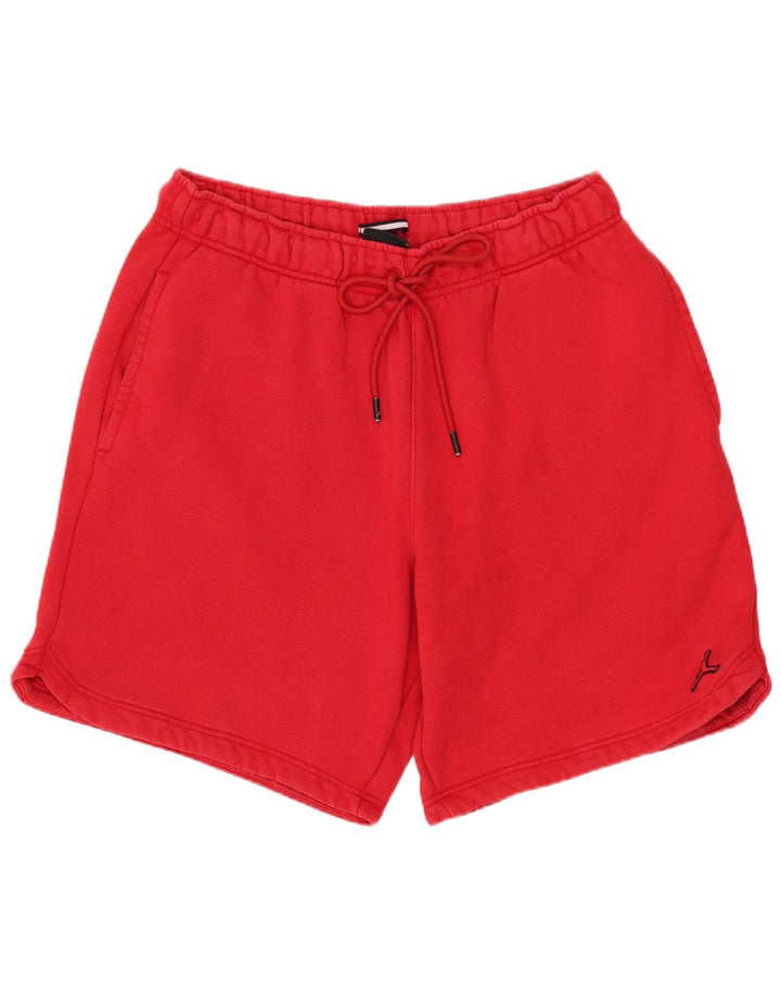 Jordan Mens Sport Shorts Large  Red Cotton