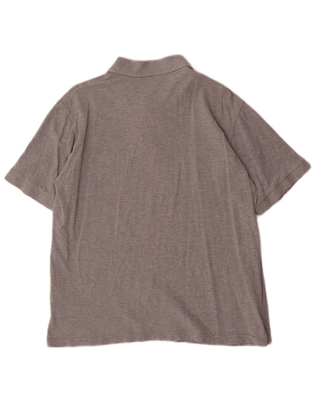 DOCKERS Mens Khakis Polo Shirt Medium Grey Flecked Cotton