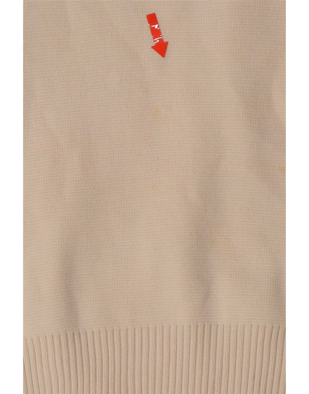 Zara Mens Vest Tank Top Large Off White Cotton