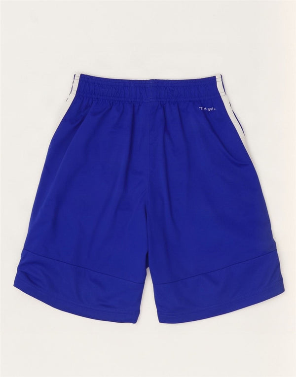Adidas Mens Climalite Sport Shorts Small Blue Polyester