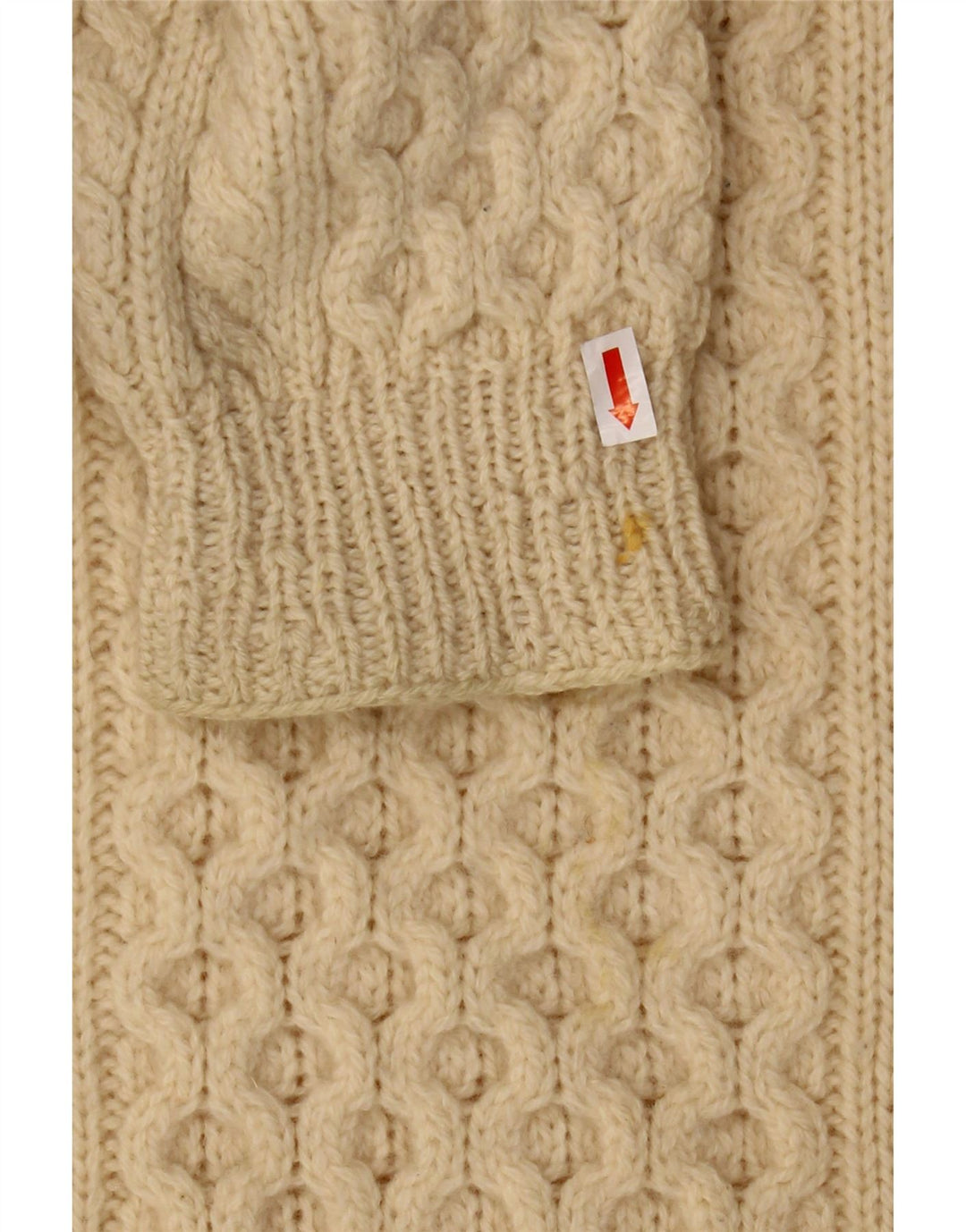 REPLAY Mens Crew Neck Jumper Sweater XL Off White Wool