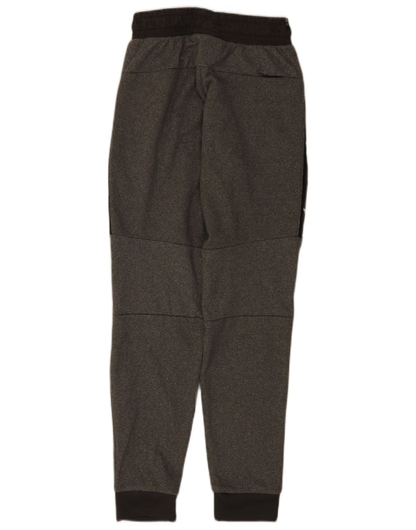 Adidas Mens Graphic Tracksuit Trousers Joggers Small Grey Colourblock
