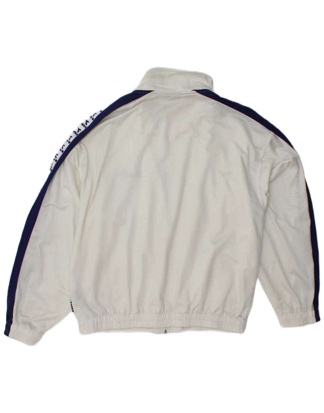 DIADORA Mens Graphic Tracksuit Top Jacket Large White Colourblock
