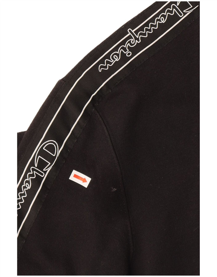 CHAMPION Mens Graphic Tracksuit Top Jacket XL Black