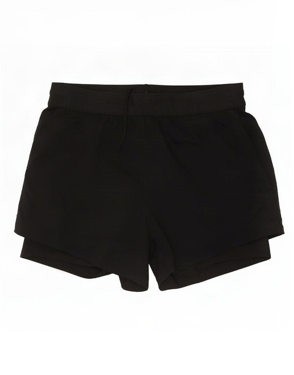 Nike Womens Dri Fit Sport Shorts UK 14 Medium Black Nylon