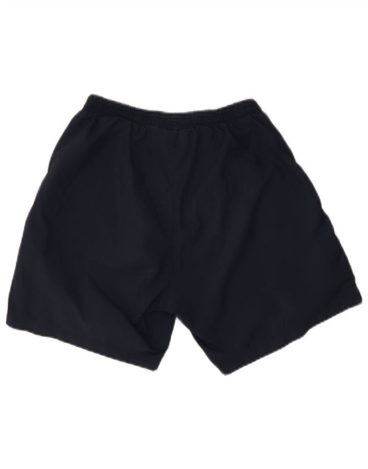 Hugo Boss Mens Graphic Sport Shorts Small Navy Blue Polyester