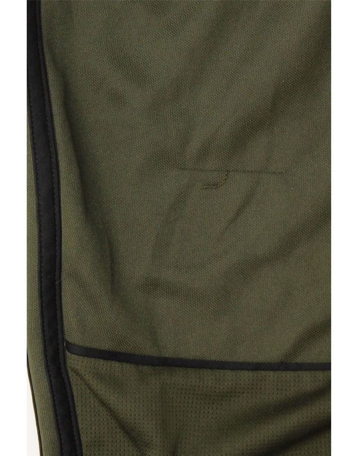 ADIDAS Boys Tracksuit Trousers 13-14 Years  Khaki Polyester