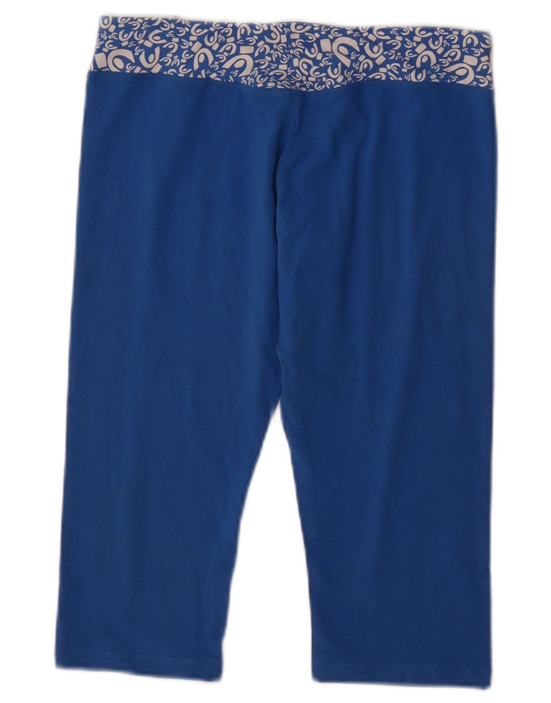 FREDDY Womens Capri Leggings UK 12 Medium Blue Cotton