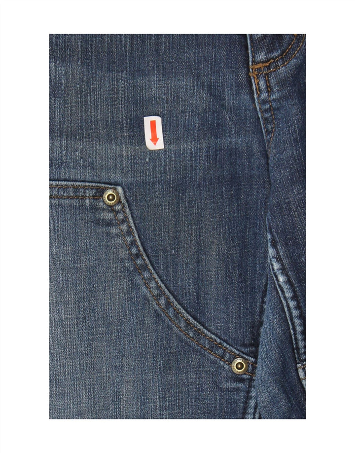 CARHARTT Womens Slim Cargo Straight Jeans US 4 Small W30 L28 Blue Cotton