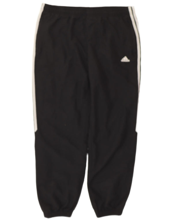 ADIDAS Mens Tracksuit Trousers Joggers Large  Black Polyester