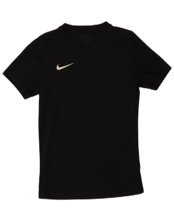 Nike Mens Dri Fit T-Shirt Top Small Black Polyester
