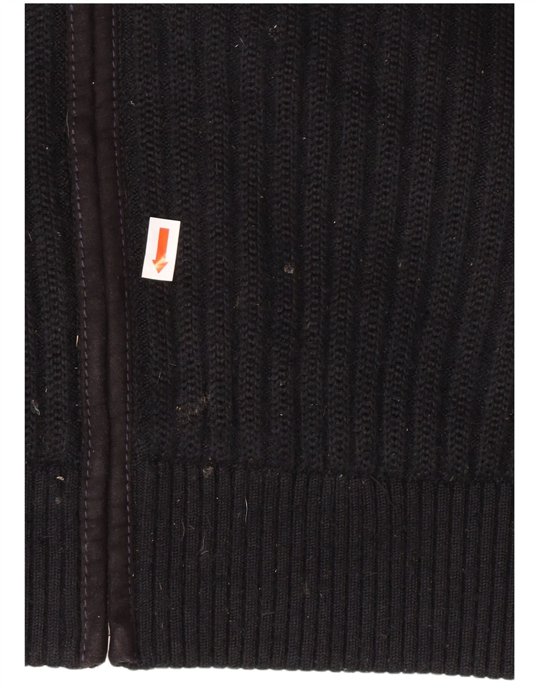 Pierre Cardin Mens Cardigan Sweater IT 56 XL Black Polyester