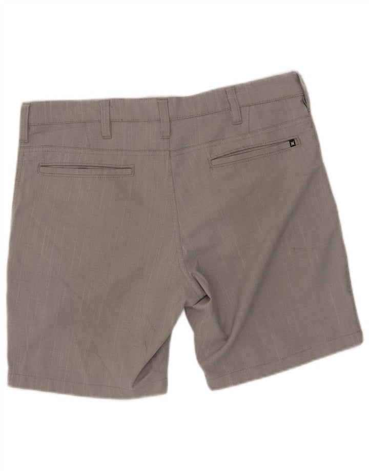 Hurley Mens Chino Shorts W32 Medium Grey Polyester