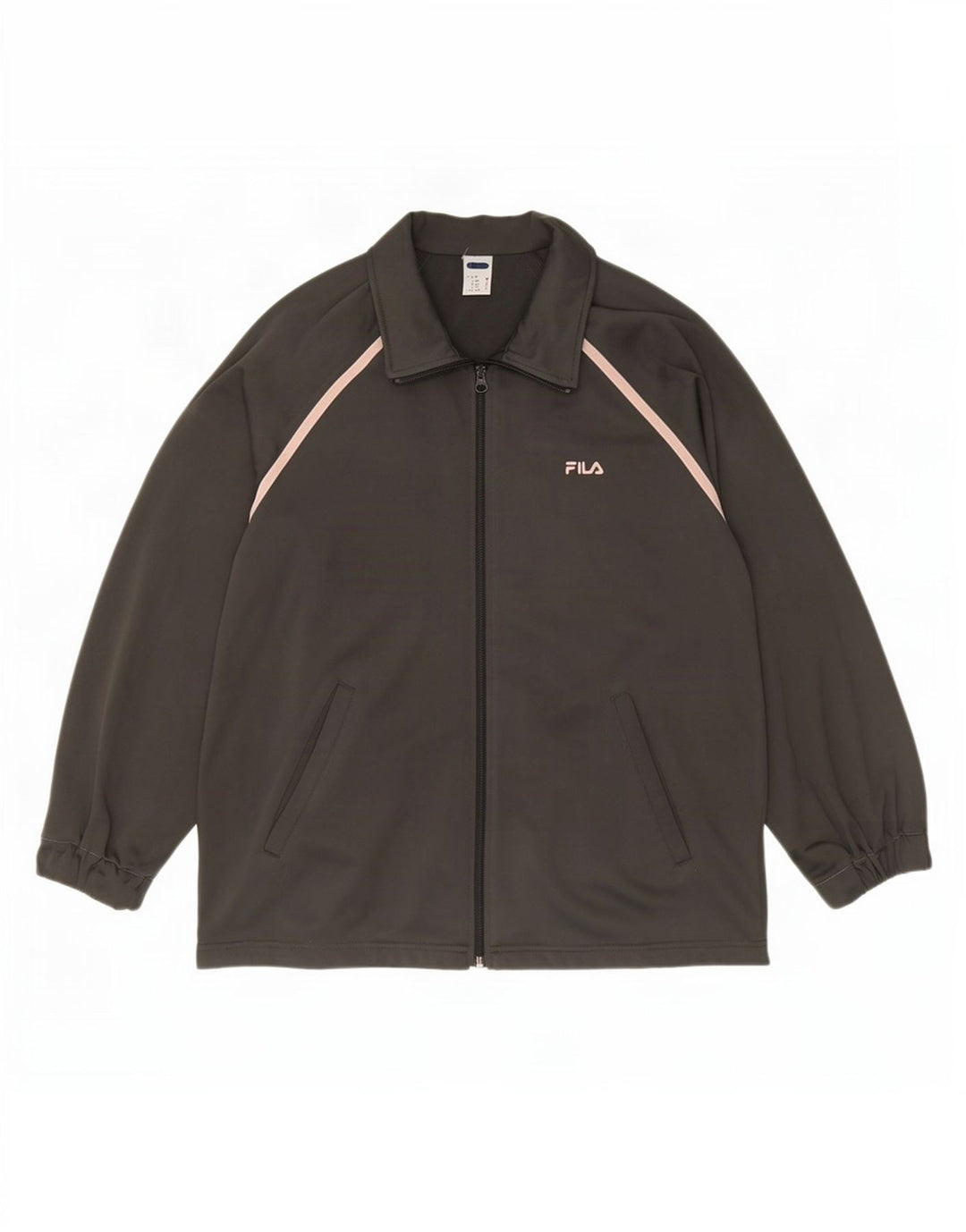 Fila Mens Tracksuit Top Jacket Medium Grey Polyester