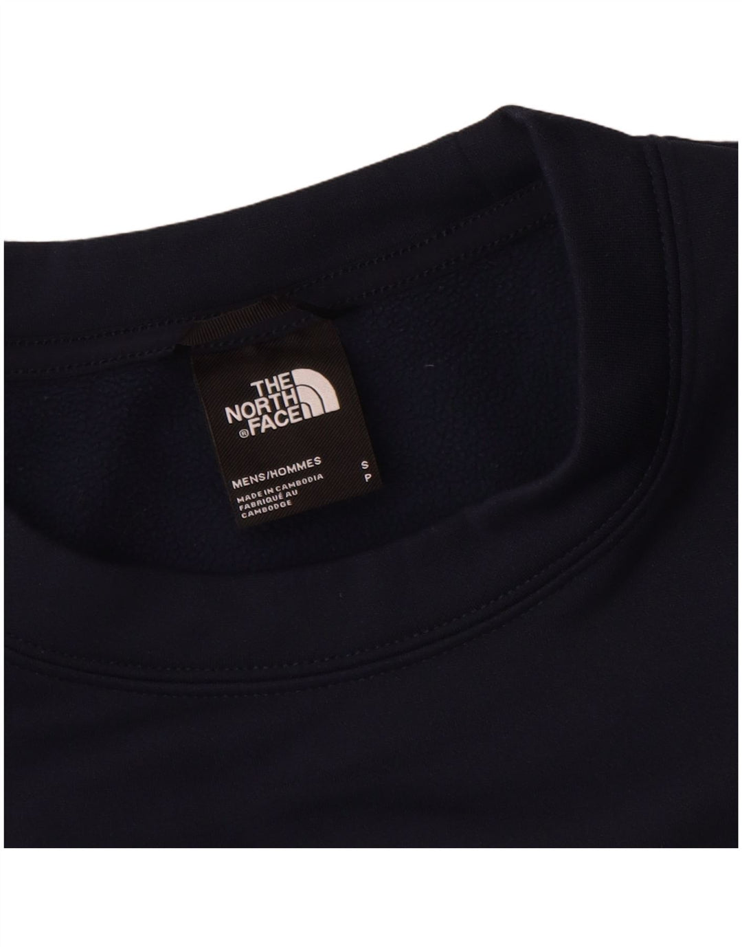 The North Face Mens Sweatshirt Jumper Small Navy Blue Polyester