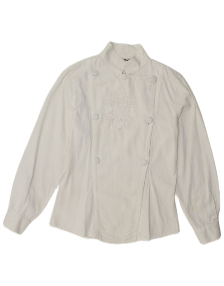 ENARA CAMICE Womens Shirt Blouse UK 12 Medium White