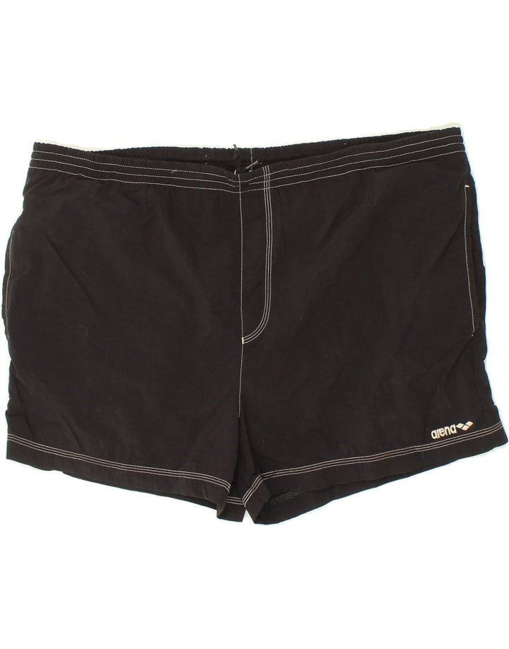 ARENA Mens Graphic Swimming Shorts XL Black Polyamide Vintage Arena and Second-Hand Arena from Messina Hembry 