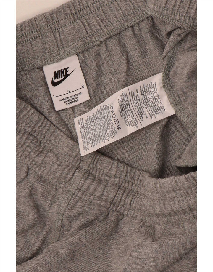 Nike Mens Tracksuit Trousers Large Grey Flecked Cotton