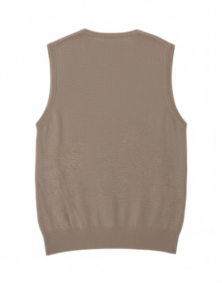 GUESS Mens Vest Tank Top Medium Grey Virgin Wool Vintage Guess and Second-Hand Guess from Messina Hembry 