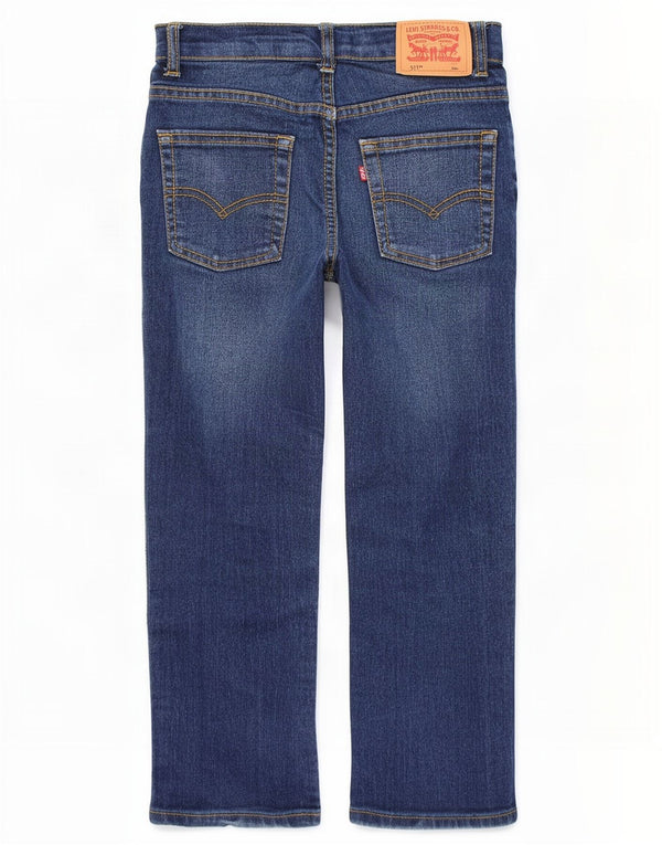 Levi's Boys 511 Slim Jeans 5-6 Years W22 L19 Blue Cotton