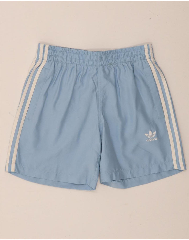 Adidas Mens Swimming Shorts Small Blue Polyester
