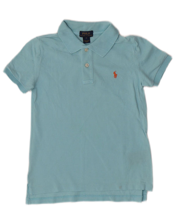 Polo Ralph Lauren Boys Polo Shirt 5-6 Years Turquoise Cotton