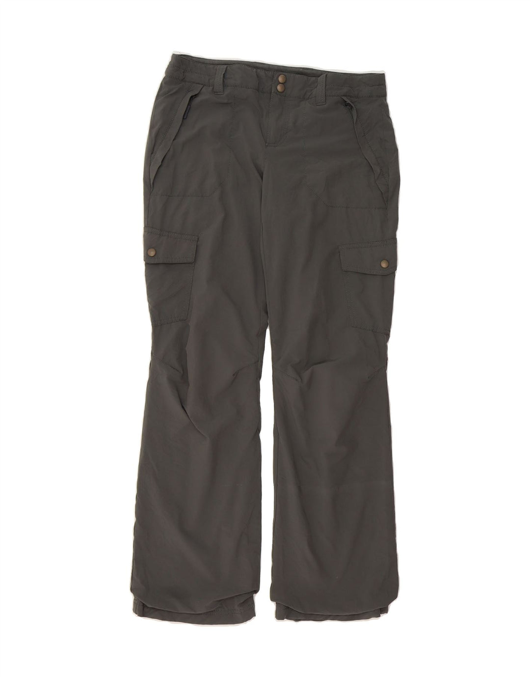 EDDIE BAUER Womens Straight Cargo Trousers US 4 Small W32 L30 Grey Vintage Eddie Bauer and Second-Hand Eddie Bauer from Messina Hembry 