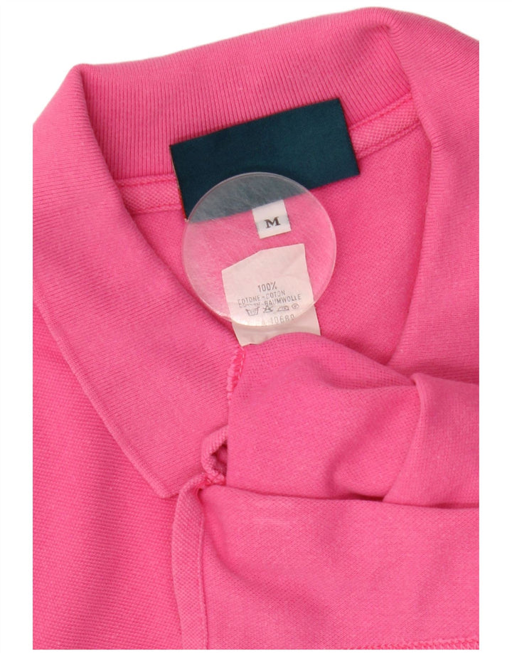 KAPPA Womens Polo Shirt UK 14 Medium Pink Cotton