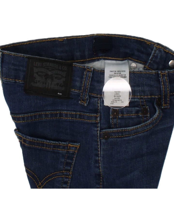 LEVI'S Boys 511 Slim Jeans 3-4 Years W20 L17 Blue Cotton Vintage Levi's and Second-Hand Levi's from Messina Hembry 