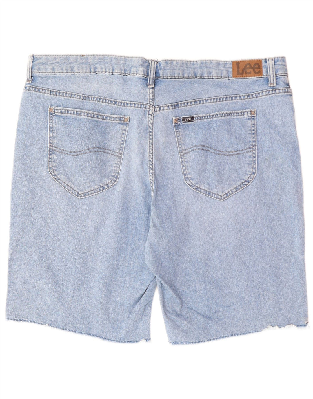 LEE Womens Denim Shorts US 22 3XL W44  Blue Cotton