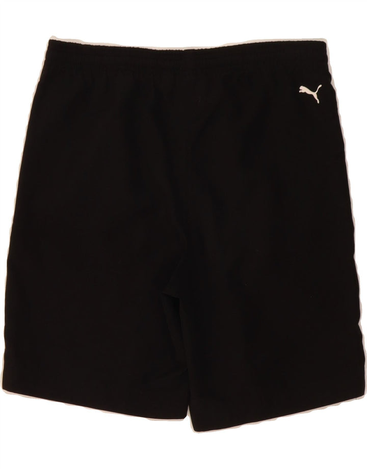 PUMA Boys Sport Shorts 9-10 Years  Black Polyester Vintage Puma and Second-Hand Puma from Messina Hembry 