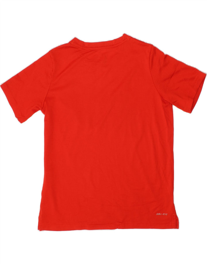 NIKE Boys Dri Fit Graphic T-Shirt Top 10-11 Years Medium  Red Polyester Vintage Nike and Second-Hand Nike from Messina Hembry 