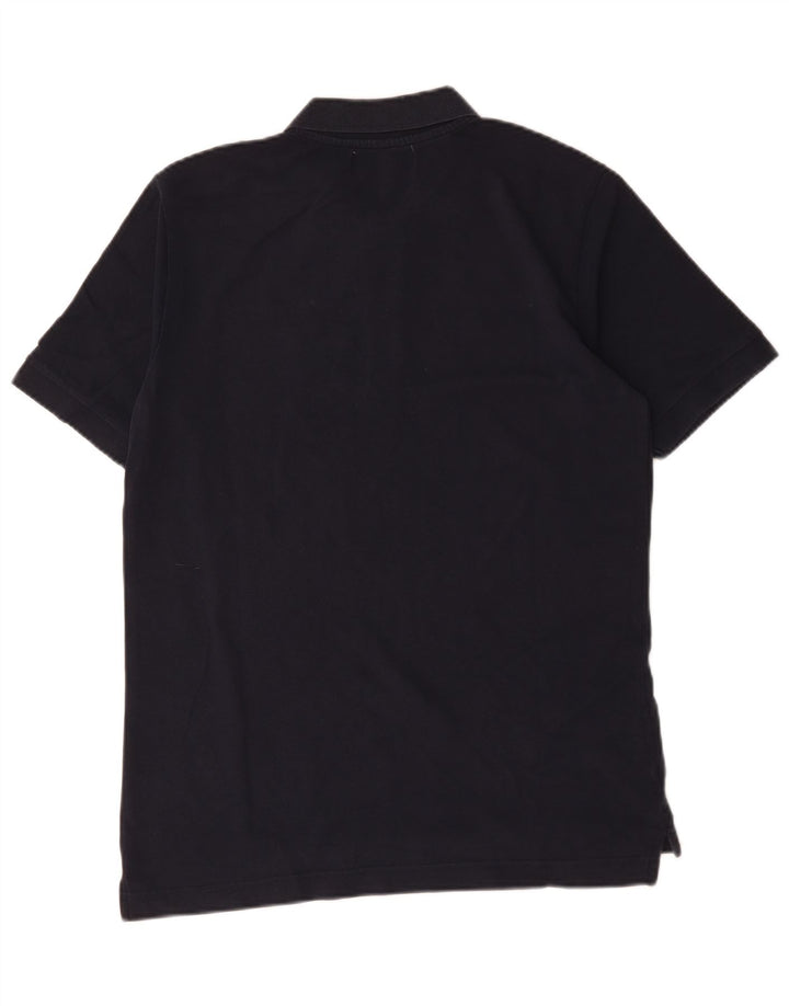 Kappa Mens Polo Shirt Medium Navy Blue Cotton