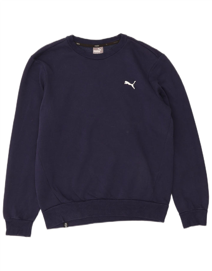 Puma Mens Sweatshirt Jumper Small Navy Blue