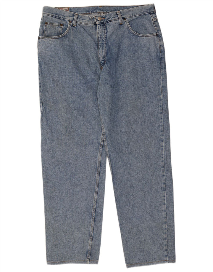 Rifle Mens Straight Jeans W40 L30 Blue Cotton
