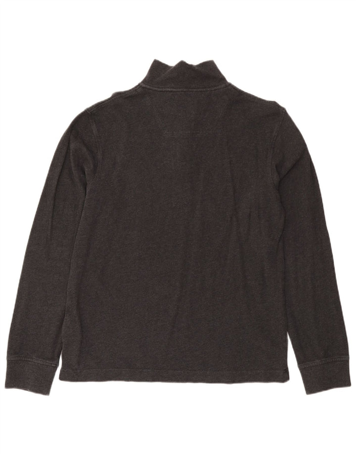 Timberland Mens Earthkeepers Zip Neck Jumper Sweater Medium Grey