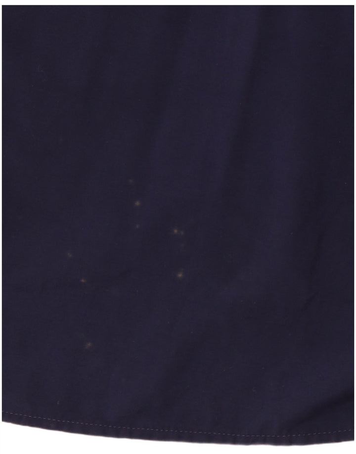 WRANGLER Mens Short Sleeve Shirt Large Navy Blue