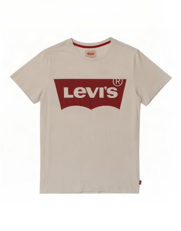 Levi's Boys Graphic T-Shirt Top 13-14 Years Off White