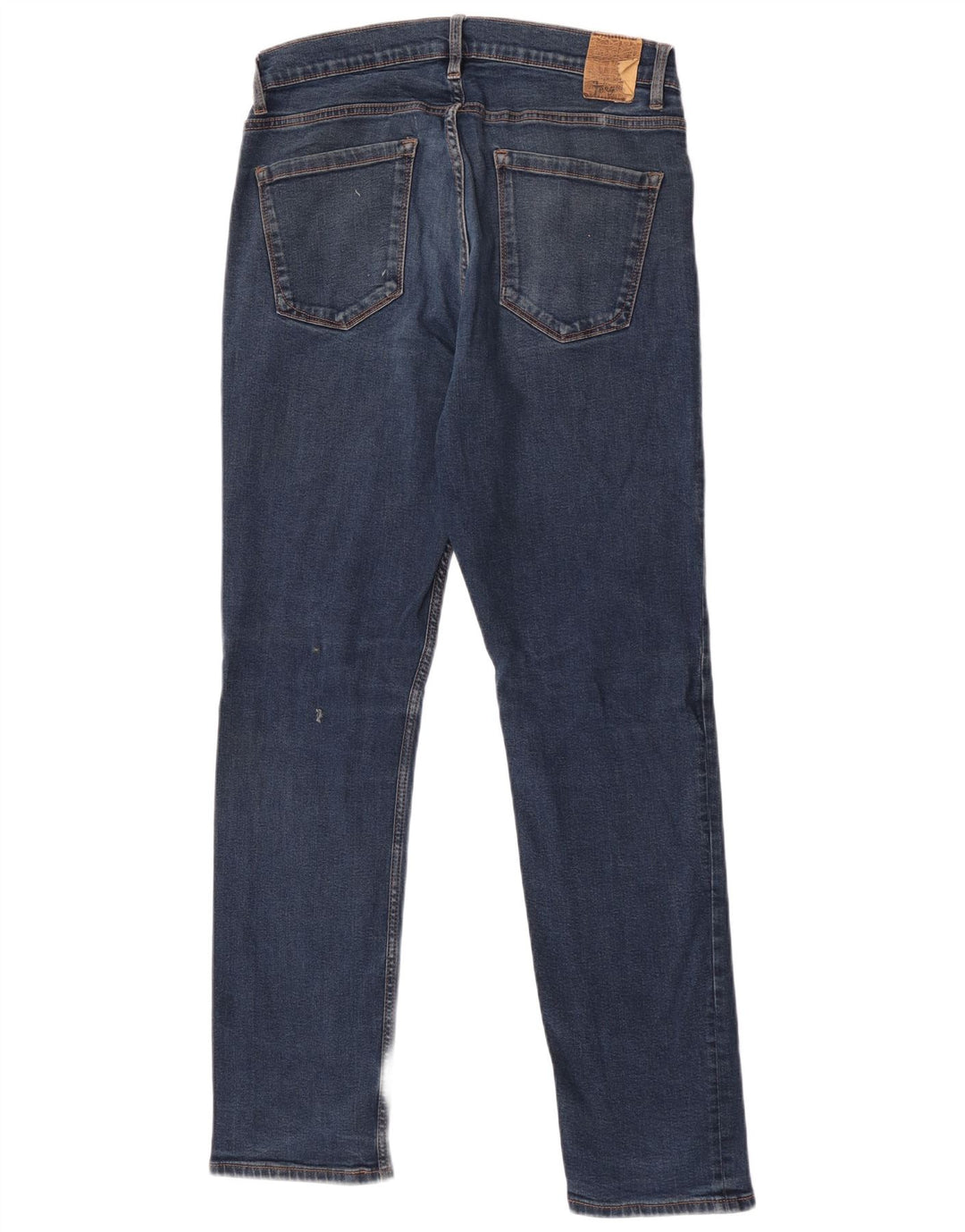 Penguin Mens Slim Jeans W34 L32 Blue Cotton