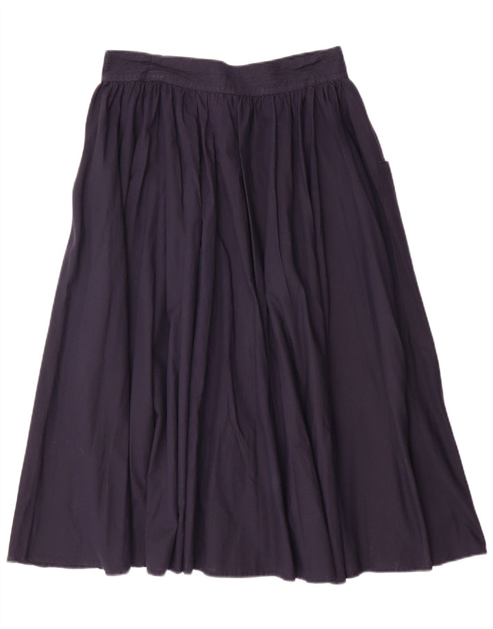 GENNY Womens Flared Skirt EU 38 Medium W28 Navy Blue