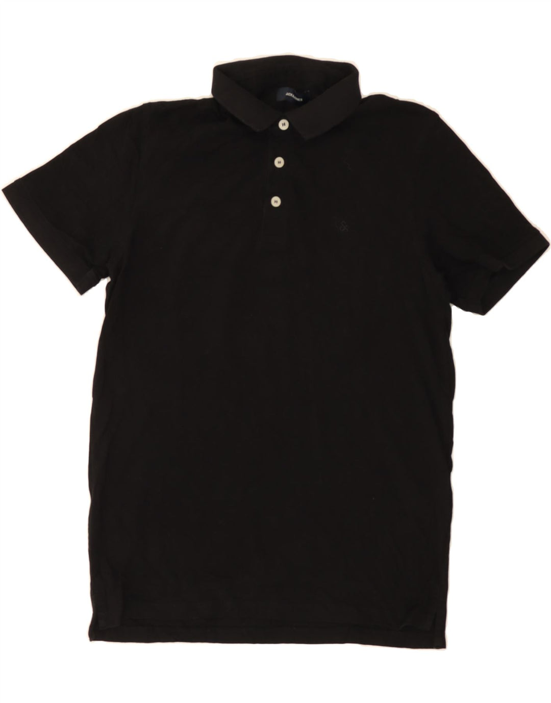 JACK & JONES Mens Polo Shirt Large Black Cotton Vintage Jack & Jones and Second-Hand Jack & Jones from Messina Hembry 