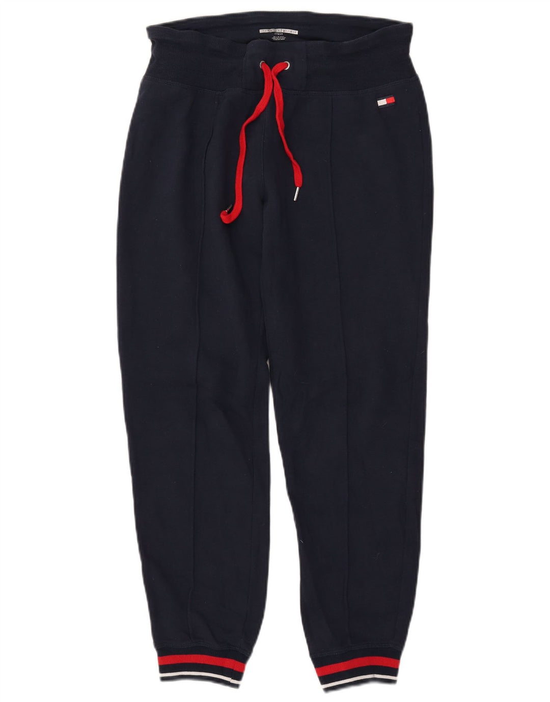 TOMMY HILFIGER Womens Tracksuit Trousers Joggers UK 14 Medium  Navy Blue
