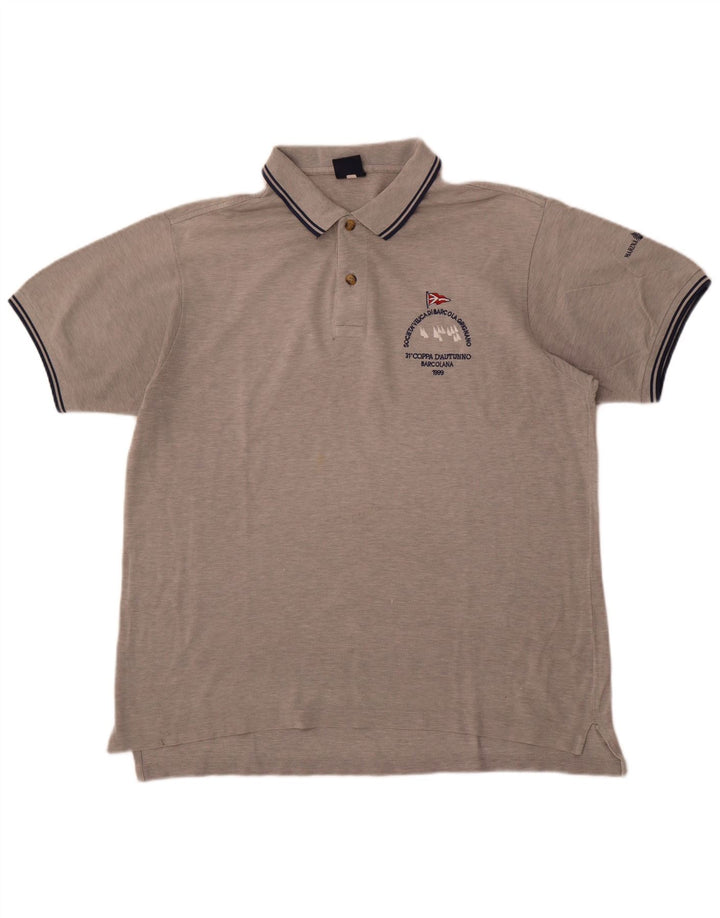 Marina Yachting Mens Polo Shirt Large Grey