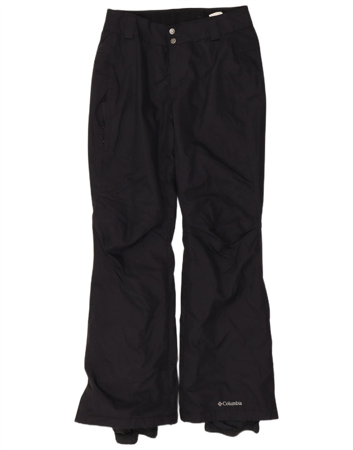 Columbia Womens Ski Trousers UK 10 Small  Black Nylon
