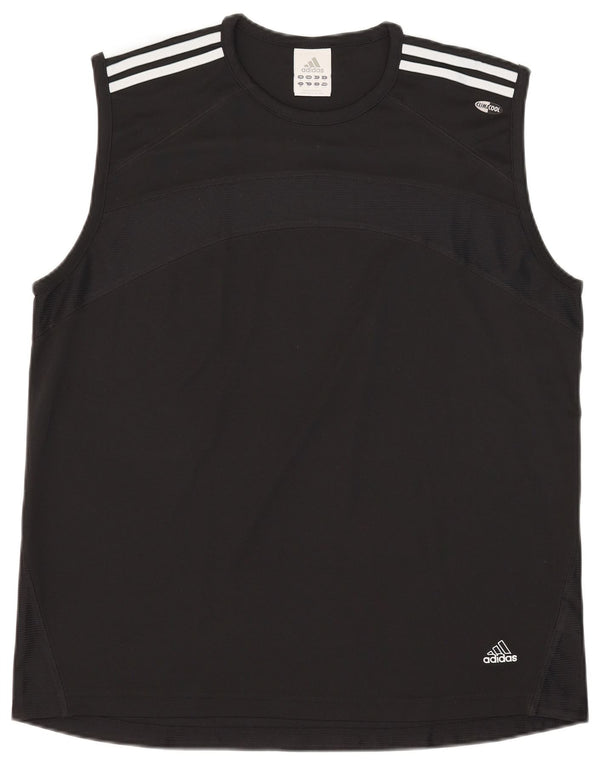 Adidas Mens Climacool Vest Top XL Black Polyester