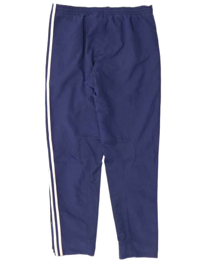 Adidas Mens Tracksuit Trousers UK 38/40 Medium Navy Blue Polyester